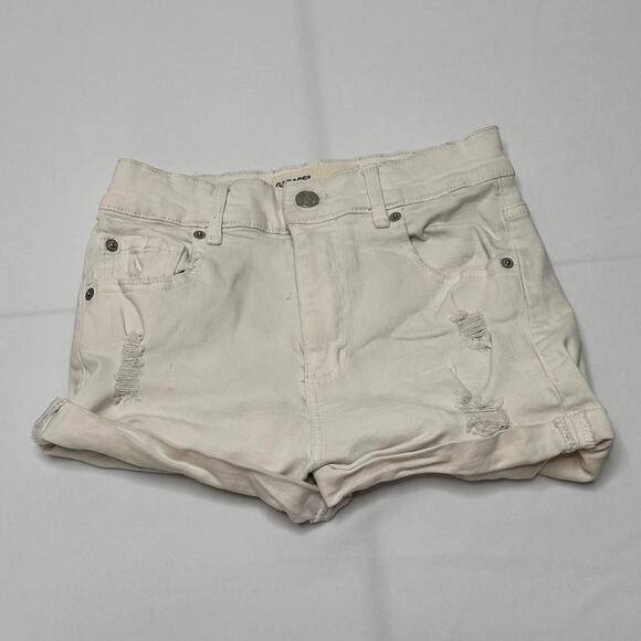 Garage Size 1 White Micro Shorts - Picture 1 of 4